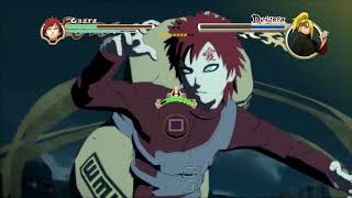 Gaara vs Deidara | Naruto Shippuden: Ultimate Ninja Storm 2 Trilogy 1080p
