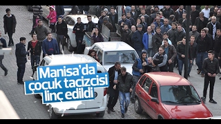 Manisa Çocuk Tacizcisi Olduğu Ileri Sürülen Kişiye Linç Girişimi