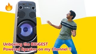 Unboxing the BIGGEST Powered Speaker on my Channel...
