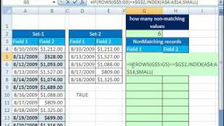 Excel Magic Trick 369: Compare 2 Lists, Extract Records Not Listed Twice