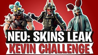 NEU: SKIN LEAKS | SHOGUN, MAD MAX & KEVIN CHALLENGE | Fortnite Battle Royale