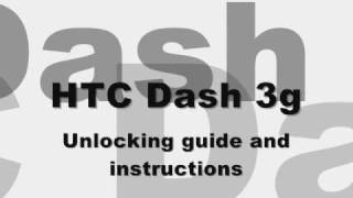 How to Unlock T-Mobile HTC Dash 3G, free SIM card GSM Network by code