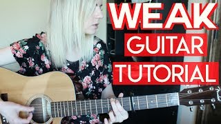 Weak - AJR | EASY GUITAR TUTORIAL