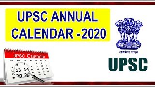 UPSC Annual Calendar/ Planner 2020 - Detailed Explanation