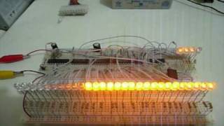 PIC12F675 32 LED PWM CONTROLLER WITH 74HC595, PIC16F84A AS SEQUENCE LED AND MULTISPEED KNIGHT RIDER
