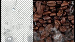 Футаж HD. Два видео брызги воды, с альфа каналом