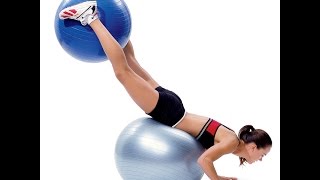 30 Top Gym Ball/ Swiss Ball Exercises to burn Belly Fat