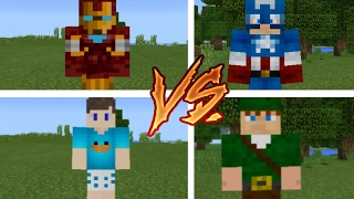 BATALHA DE HERÓIS COM ROBIN HOOD ! (Minecraft Pocket Edition)