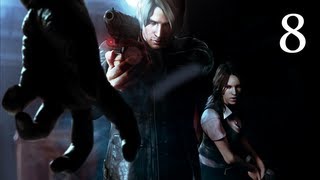Прохождение Resident Evil 6 Co-op (Леон) - Часть 8 — Глава 2: Загадка статуй / Босс: Лепотица