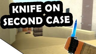 KNIFE ON SECOND CASE! - COUNTER-BLOX: ROBLOX OFFENSIVE