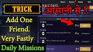 Add 1 friend - ?Complete Easily | ASHWATTHAMA : Pubg Mobile