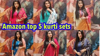 Amazon kurti palazzo set haul | Amazon kurti set haul