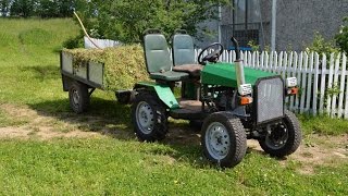 самодельный минитрактор 4x4 с двигателем т 200