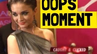 Amy Jackson's Oops moment