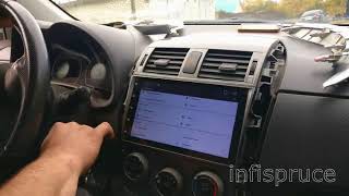 Лучшая 2 din Магнитола для Toyota Corolla Android Штатная Тойота Королла 2din Головное устройство