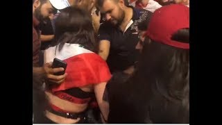 شاهد .. ماذا يحدث في مظاهرات لبنان في الليل ....