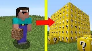 НУБ ПРОТИВ ЛАКИ БЛОКОВ В МАЙНКРАФТ ! Мультик Майнкрафт Minecraft