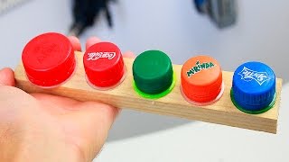 3 Идеи из крышек от пластиковых бутылок/ 3 ideas with plastic bottle caps