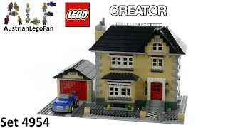 Lego Creator 4954 Model Town House - Lego Speed Build Review