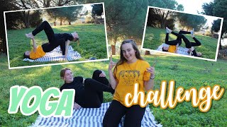 extreme YOGA CHALLENGE with my SISTER