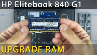 How to upgrade RAM memory in HP Elitebook 840 G1 laptop