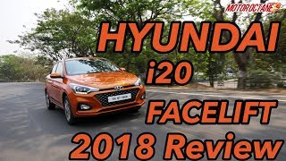 Hyundai i20 facelift 2018 Review in Hindi | MotorOctane