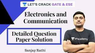 GATE 2020 Detailed Question Paper Solution | Electronics and Communication | Sanjay Rathi