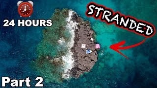 24 HOURS STRANDED ON A LAVA ROCK ISLAND!!! (Hawaii Edition Part 2) | JOOGSQUAD PPJT