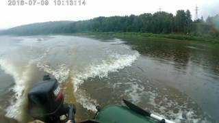Лодочный мотор HANGKAI 4. ПВХ лодка Хантер 290. Ходовой тест на скорость