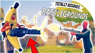 TOTALLY ACCURATE BATTLEGROUNDS (MINI GUN VICTORY?!)- FREE *NEW* TABS BATTLE ROYALE ( TABG Gameplay )