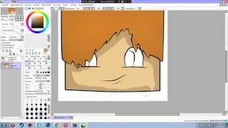 {Как нарисовать лицо,фан арт} в программе Paint tool SAI