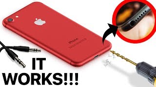 Insane iPhone 7 Headphone Jack Mod!