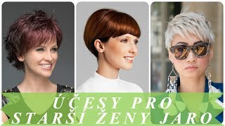 Omlazující účesy pro starší ženy jaro 2018