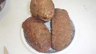 Варёно копчёная буженина