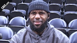 LeBron James On Playing On His Birthday, Getting Older, Growing Up In Akron, Game Plan vs Jazz