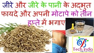 जीरे और जीरे के पानी के सेवन से तीन गुना तेजी से कम होता है फैट | Fast Weight Loss With Cumin seeds