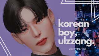 [TS4] CREATE A SIM - Korean Boy (Ulzzang ver.) + DOWNLOAD