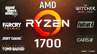 AMD Ryzen 7 1700 Test in 7 Games (GTX 1060)