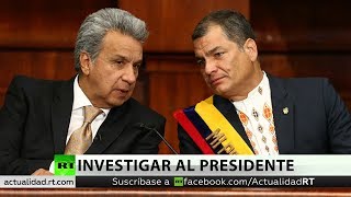 Correa: "Están ocultando uno de los casos de corrupción más graves de la historia de Ecuador"
