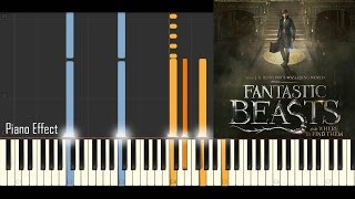 Fantastic Beast and Where to Find Them - Main Theme (Piano Tutorial Synthesia)