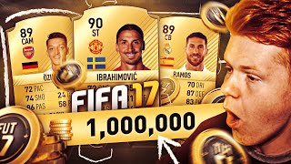 1,000,000 COIN SQUAD BUILDER - FIFA 17 ULTIMATE TEAM