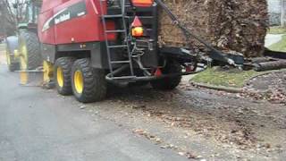 Municipal Leaf Baling by Ecograze Services, Inc.