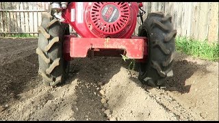 Как садить картофель мотоблоком - Мотоблок МТЗ/Беларус 09Н