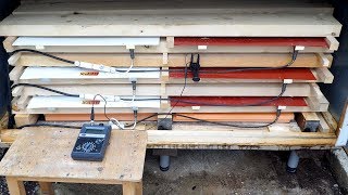 Wood drying: Infrared dryer for wood Flexyheat