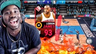 SUPREMACY LEBRON JAMES FULL COURT BUZZER BEATER! NBA Live Mobile 16 Gameplay Ep. 15