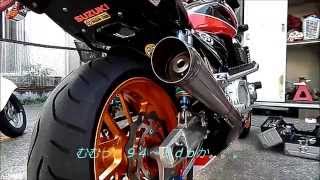 GSX1400 k4 排気音　調整