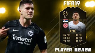 Fifa 19 Second Inform 86 Jovic Player Review ! Best Striker On Fifa 19 ?!