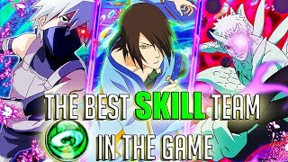The Absolute BEST SKILL TEAM Possible | Skill Team Building Guide Naruto Blazing