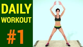 Daily Workout Routine: Day #1 (Fat Burner + Butt + Legs Exercises)