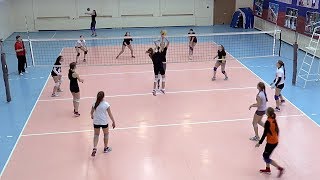 Детский волейбол. Девочки. Тренировка